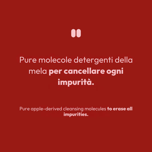 Mousse detergente micellare