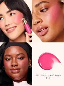 Blush liquide préféré des célébrités de beauté rare-Grace Faith, nouveau fard à joues de couleur qui améliore le teint, brillant à lèvres miroir