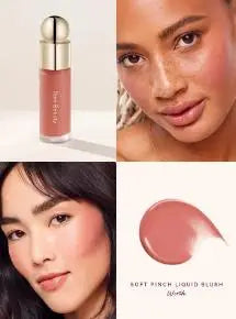 Blush liquide préféré des célébrités de beauté rare-Grace Faith, nouveau fard à joues de couleur qui améliore le teint, brillant à lèvres miroir