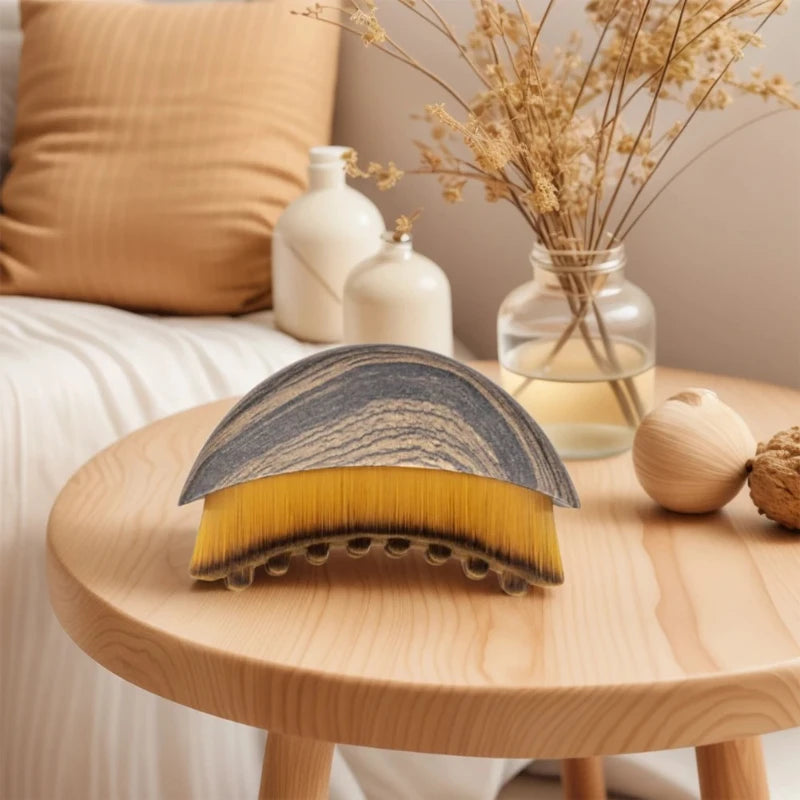 Brosse faciale sèche Portable, poils souples, outil de Massage lymphatique profilé, dispositif de sculpture du visage, brosse d'exfoliation douce pour Spa à domicile