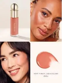 Blush liquide préféré des célébrités de beauté rare-Grace Faith, nouveau fard à joues de couleur qui améliore le teint, brillant à lèvres miroir