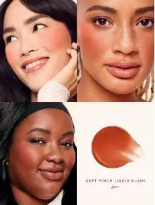 Blush liquide préféré des célébrités de beauté rare-Grace Faith, nouveau fard à joues de couleur qui améliore le teint, brillant à lèvres miroir