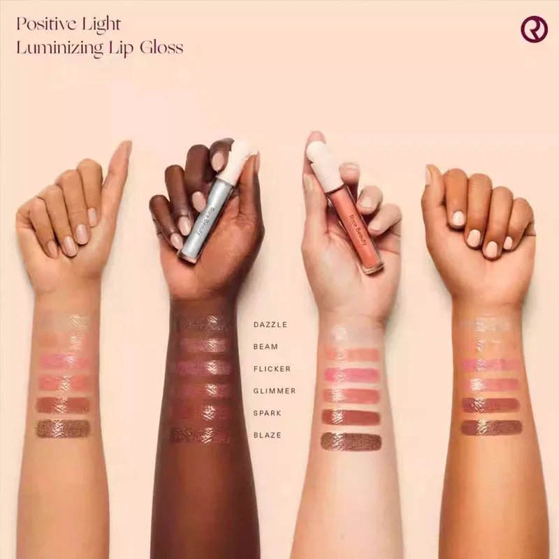 Blush liquide préféré des célébrités de beauté rare-Grace Faith, nouveau fard à joues de couleur qui améliore le teint, brillant à lèvres miroir