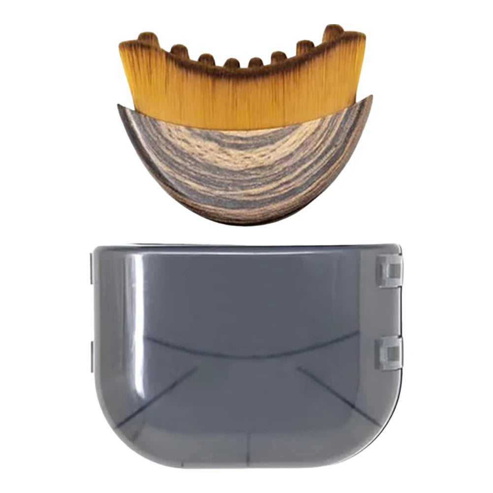 Brosse faciale sèche Portable, poils souples, outil de Massage lymphatique profilé, dispositif de sculpture du visage, brosse d'exfoliation douce pour Spa à domicile