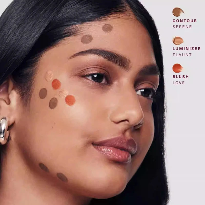 Blush liquide préféré des célébrités de beauté rare-Grace Faith, nouveau fard à joues de couleur qui améliore le teint, brillant à lèvres miroir