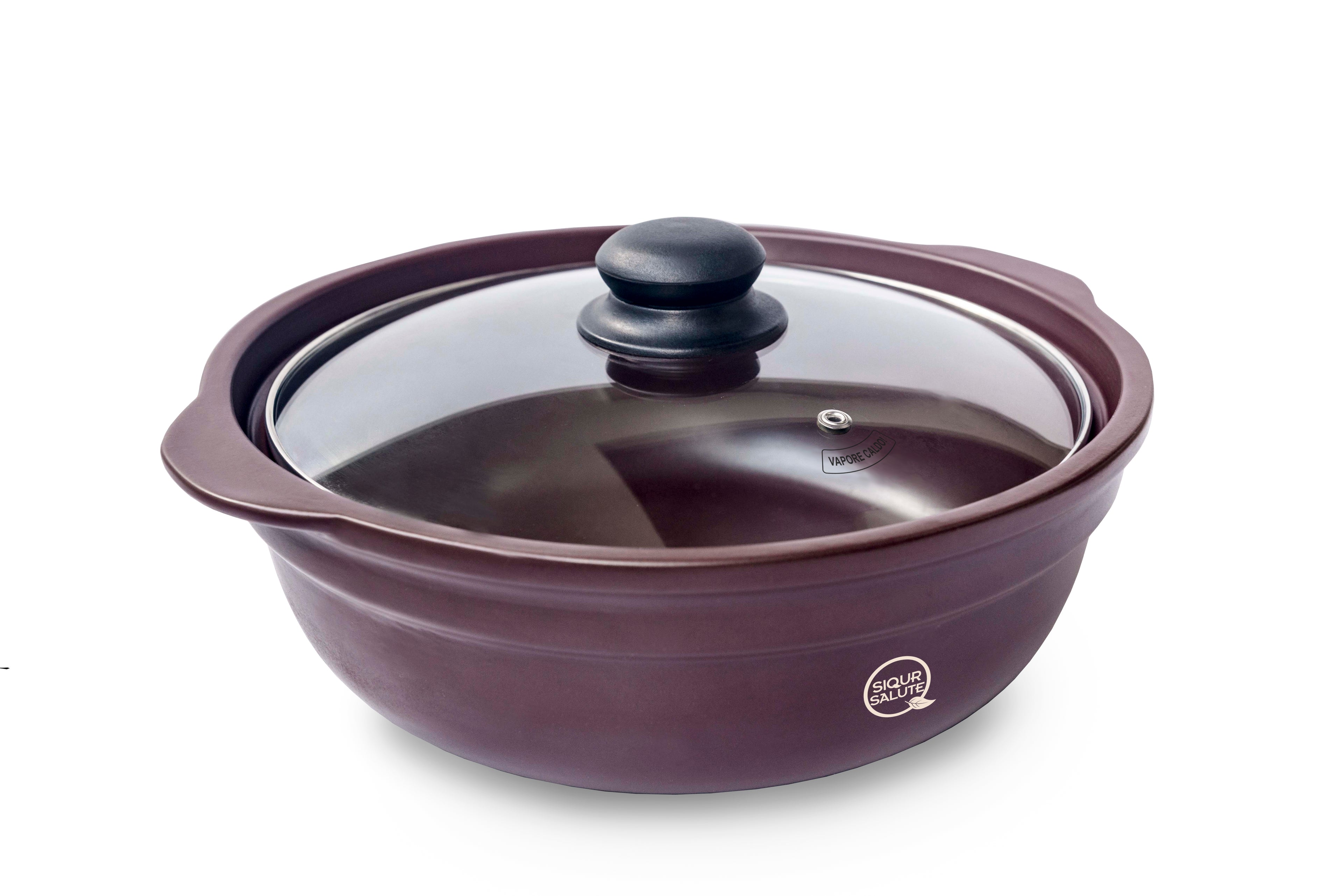 Pot saucepan in Zisha purple clay 16 or 28 cm